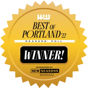 Best of Portland 2022 winner badge